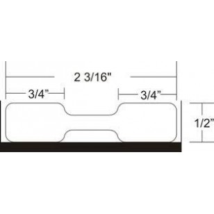 Etiquetas para Joyeria TD - 2.2 x 0.50 estilo mariposa